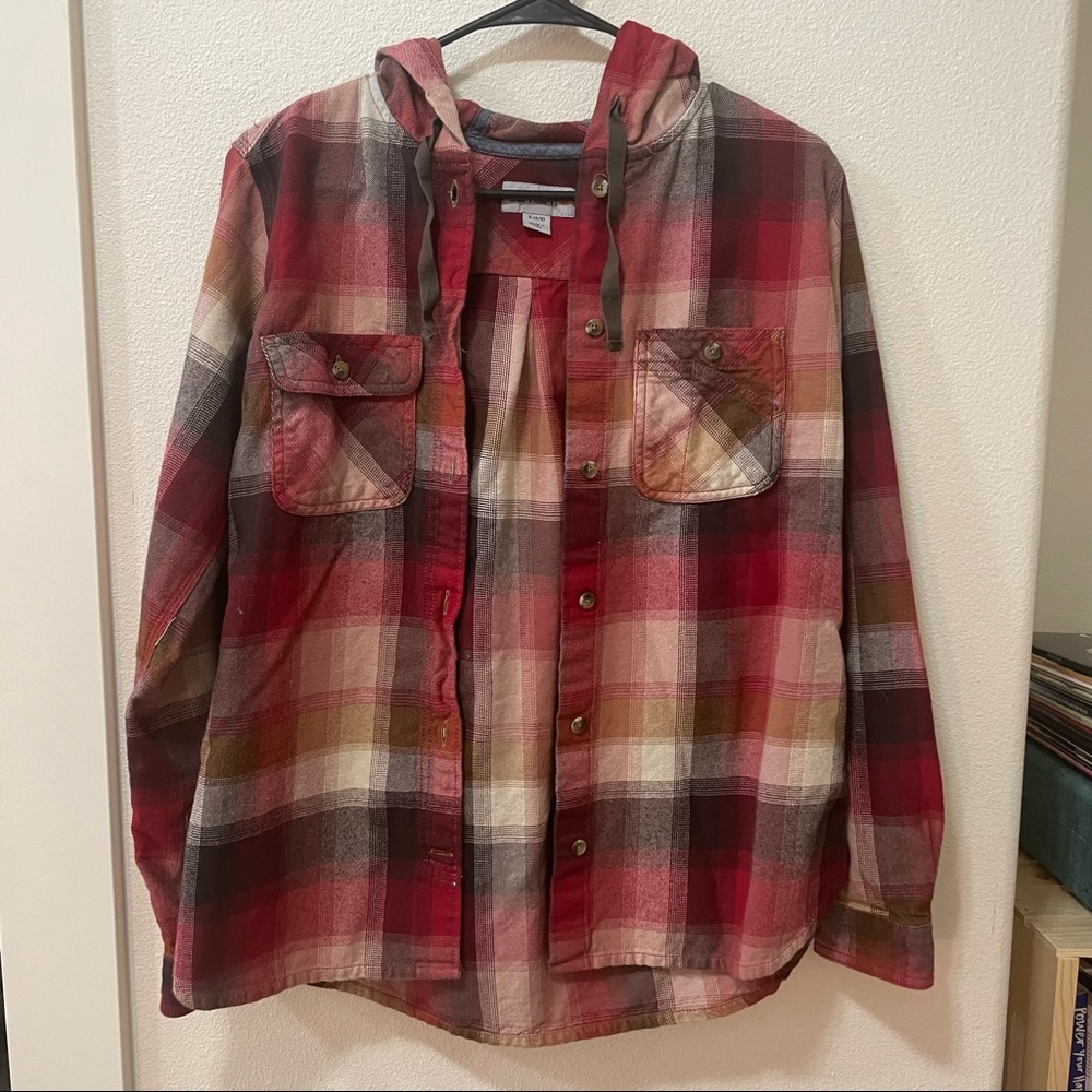 Carhartt hooded flannel